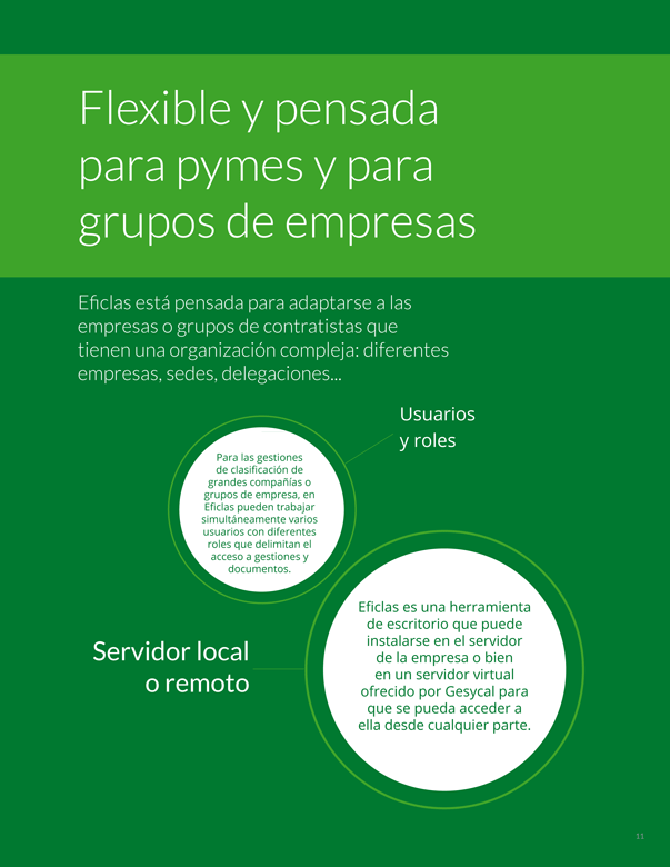 Ampliar imagen Flexible y pensada para pymes y para grupos de empresas